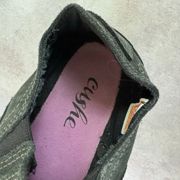 Cushe Slipper II Suede Slip-On Shoes Gray Suede Shoes Women's 8 - Picture 9 of 12